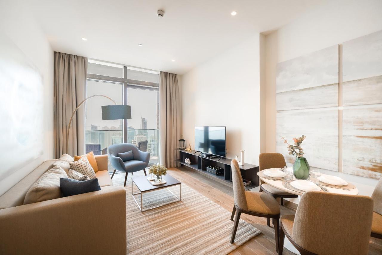 Luton Vacation Homes - Marina View & Luxury 1Br - Jumeirah Living Marina Gate Tower 3 - 54Ab49Ab36Ab Dubái Exterior foto